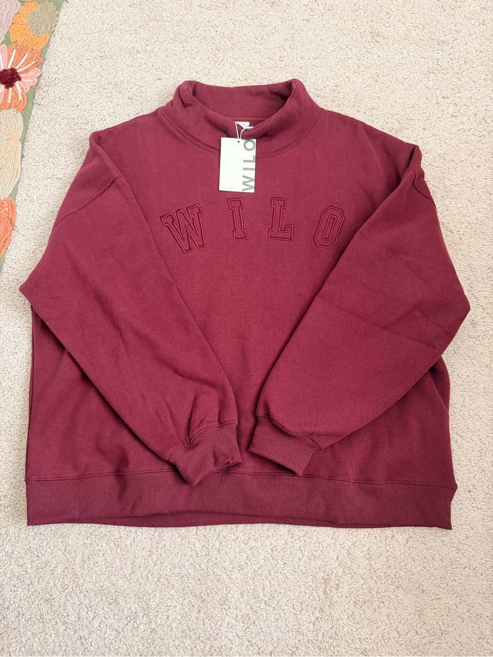 Wilo large mock neck